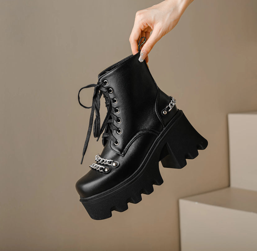 Black Casual Boots