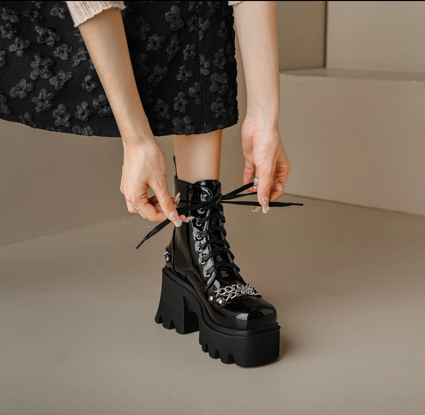 Black Casual Boots