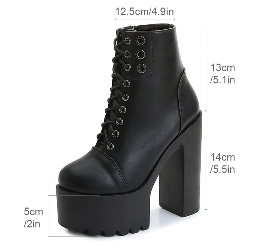 Heels Boots Black