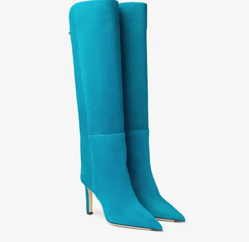 Lady Fashion Boots Black Blue Brown