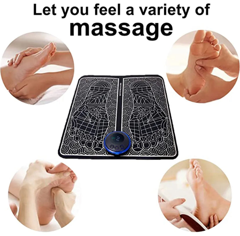 Light Weight & Portable A soft and comfortable foot pad Electric EMS Foot Massager