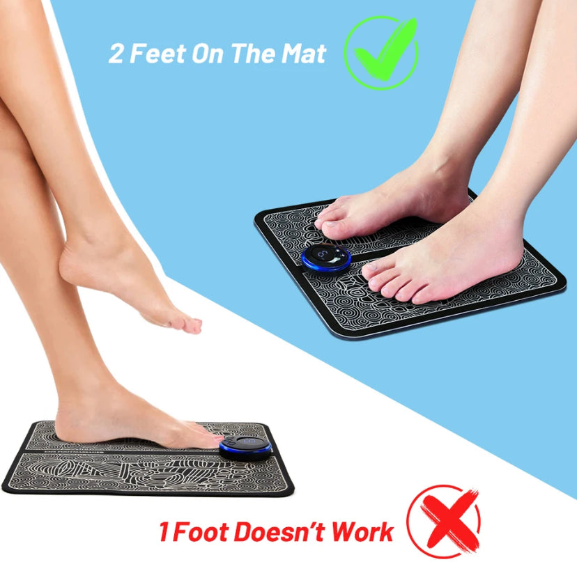 Light Weight & Portable A soft and comfortable foot pad Electric EMS Foot Massager