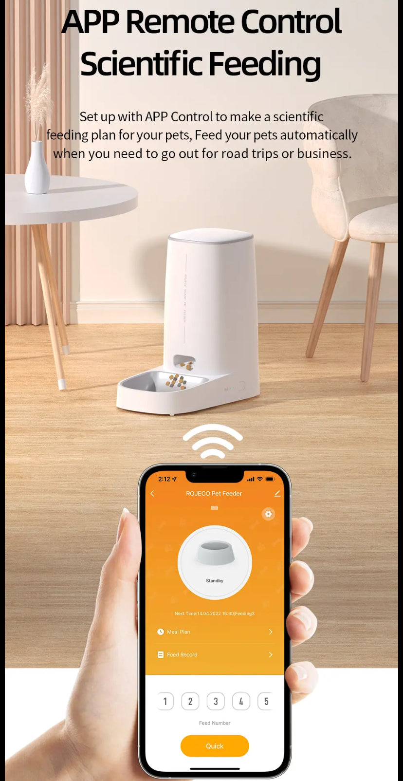 Automatic Feeder For Cats Dogs