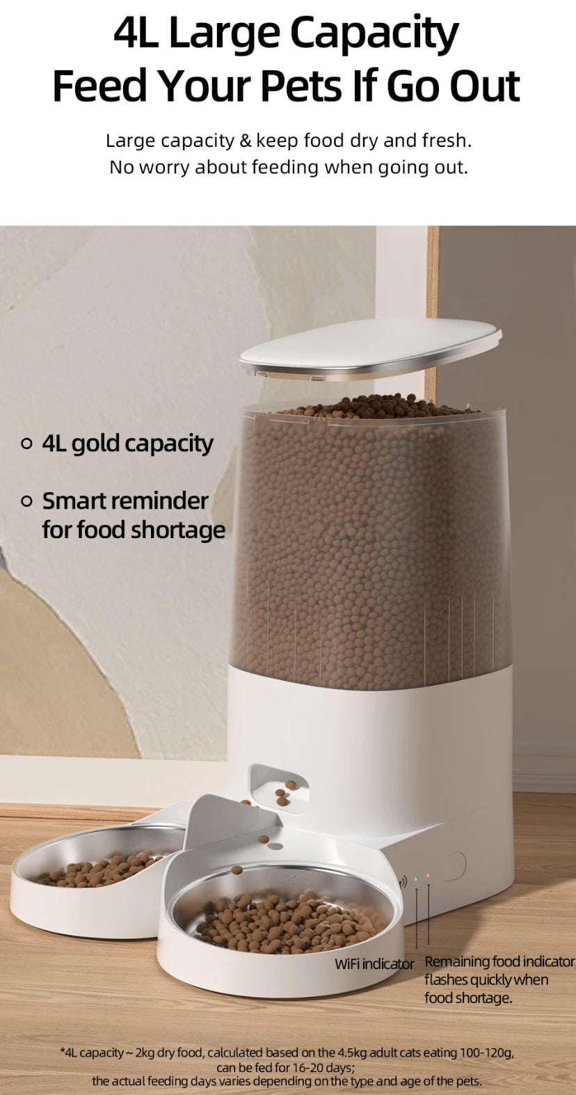 Automatic Feeder For Cats Dogs