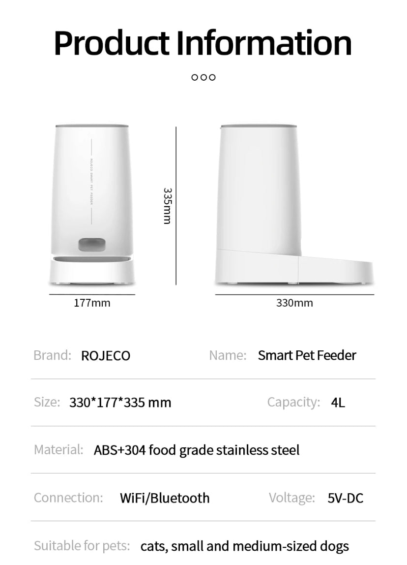 Automatic Feeder For Cats Dogs
