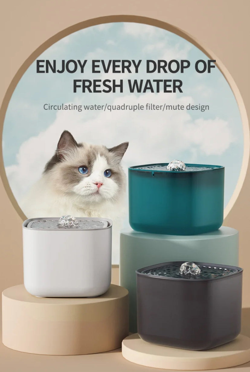 Intelligence Plug In Automatic Filter Circulating Cat and Dog Pet Water Dispenser