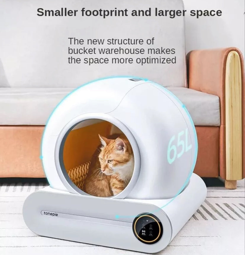 Tonepie Automatic Toilet for Cats Self-Cleaning