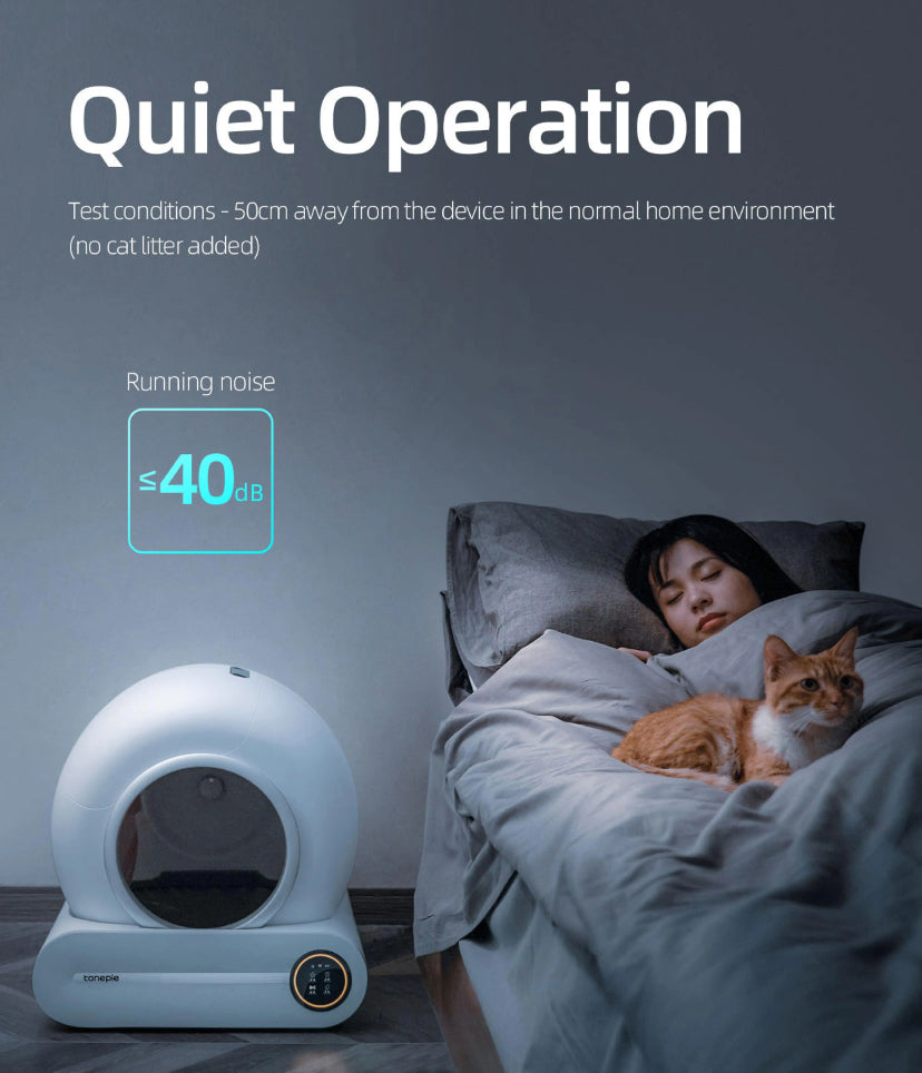 Tonepie Automatic Toilet for Cats Self-Cleaning