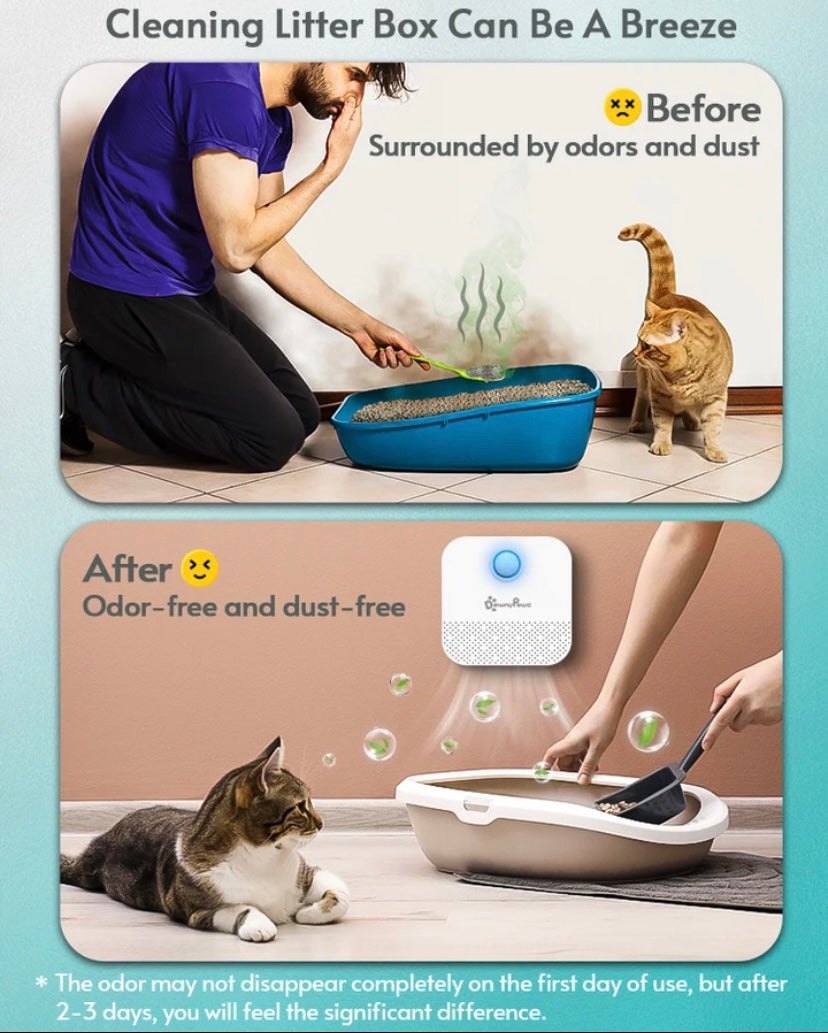 Rechargeable Air Cleaner Pets Deodorization and More