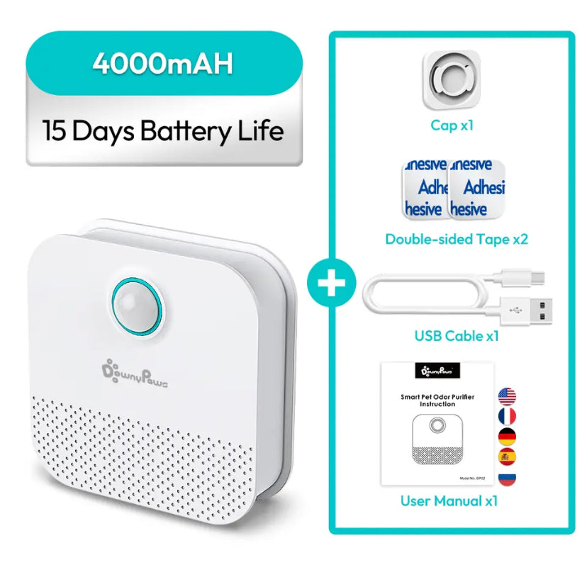 Rechargeable Air Cleaner Pets Deodorization and More