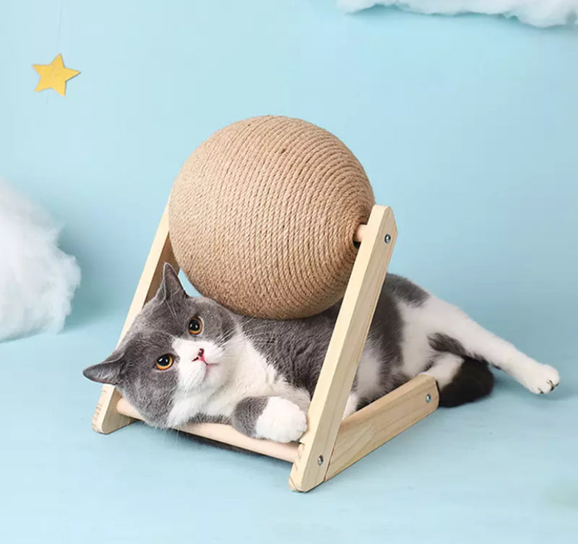 Sisal Rope Cat Scratching Ball Toy