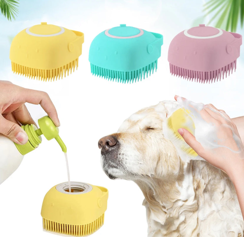 Cleaning Bath Massage Brush Silicone for Pets