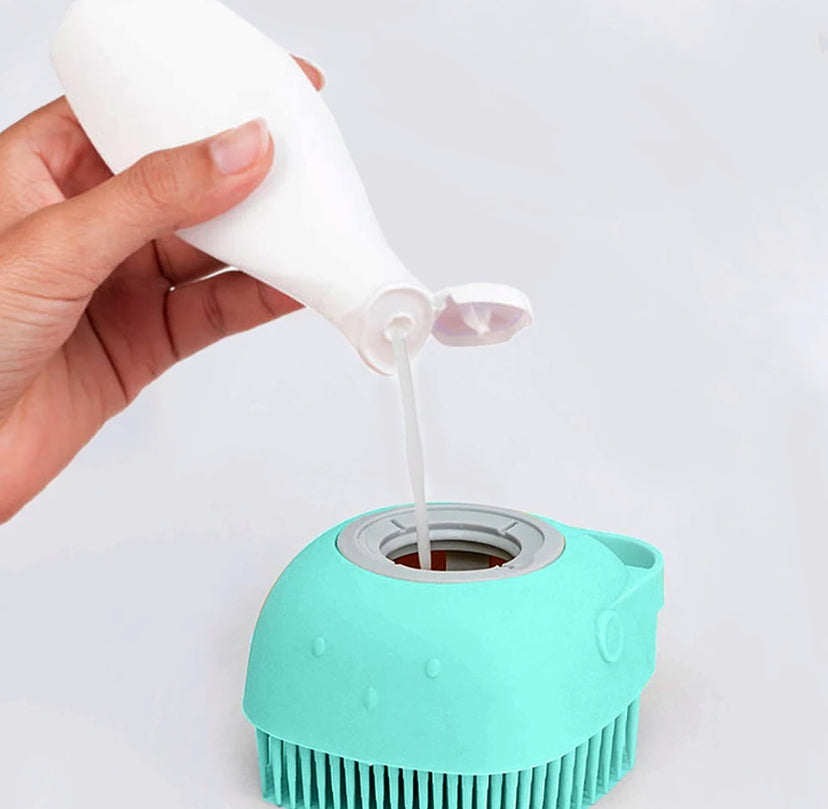 Cleaning Bath Massage Brush Silicone for Pets