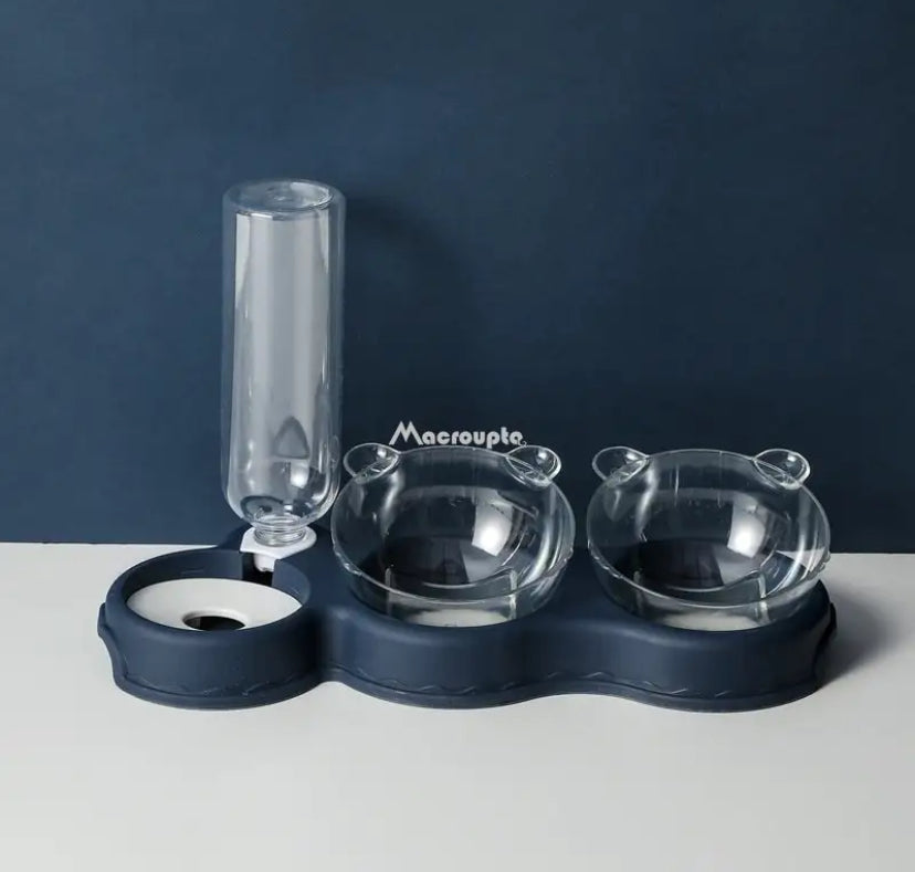 Food Bowl With Water Fountain for cats and dogs