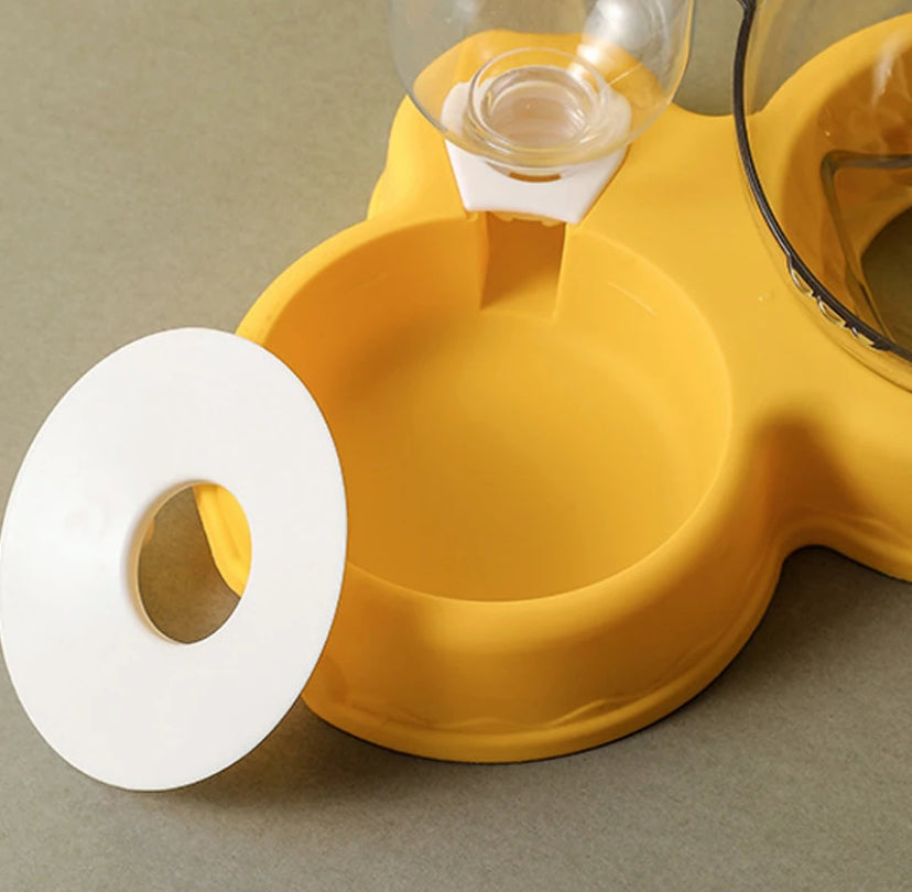 Food Bowl With Water Fountain for cats and dogs