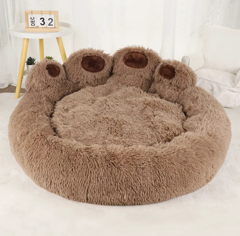 Soft Plush Round Dogs Cats Bed for Sweet Dreams