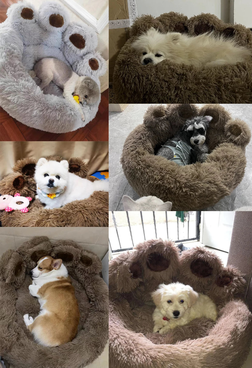Soft Plush Round Dogs Cats Bed for Sweet Dreams