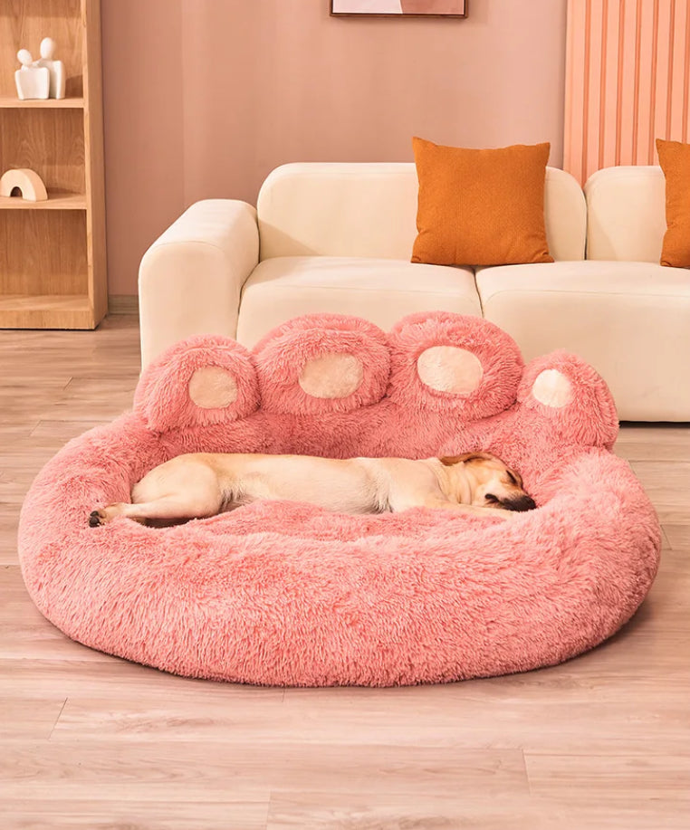 Soft Plush Round Dogs Cats Bed for Sweet Dreams