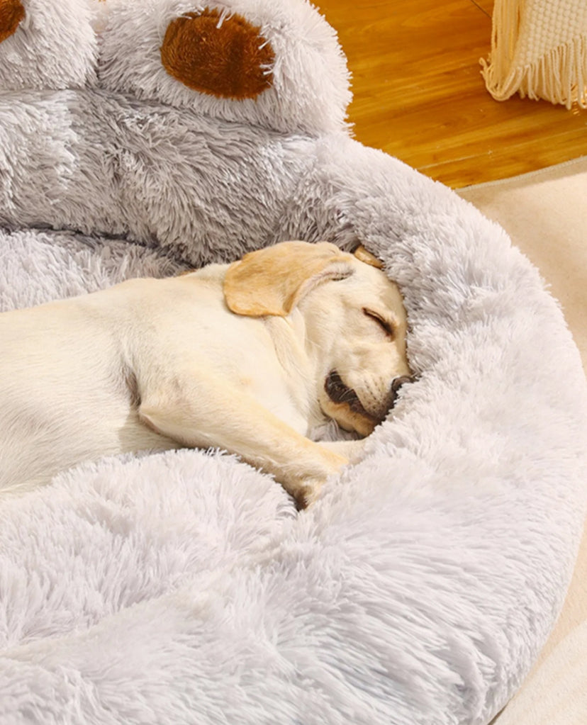 Soft Plush Round Dogs Cats Bed for Sweet Dreams
