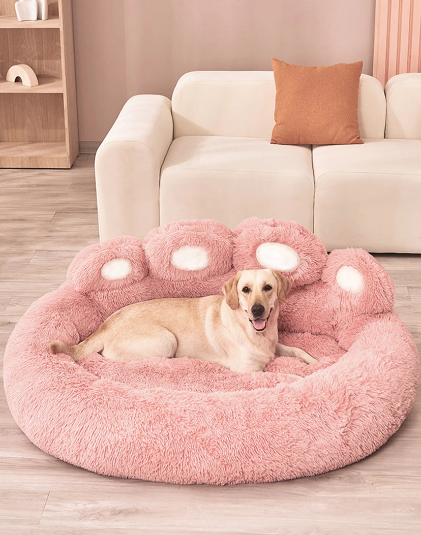 Soft Plush Round Dogs Cats Bed for Sweet Dreams
