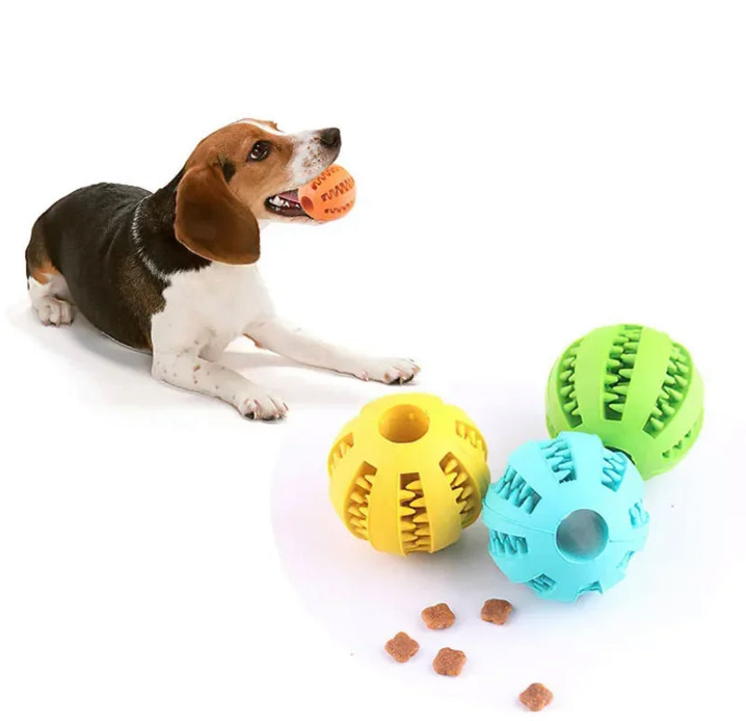 New Pet Ball Chew Treat Food Dispenser Toy Holder for Dog Cat Training Play Tool