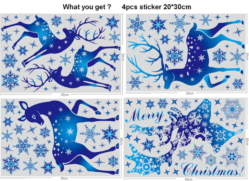 Window Stickers Merry Christmas