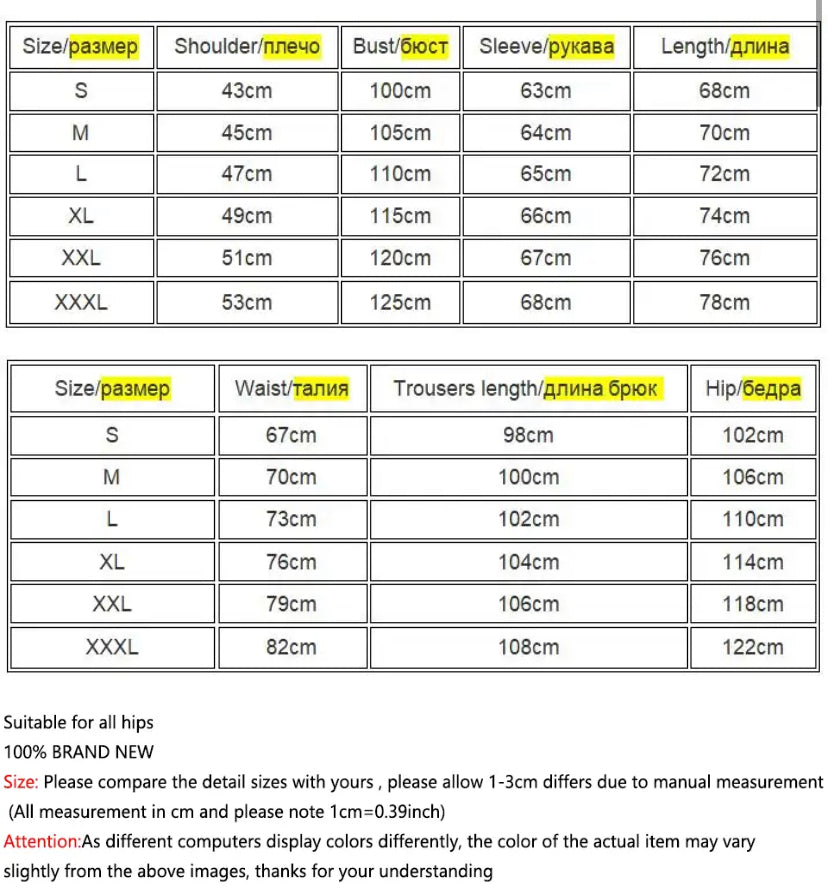 Men's Sport Set Suit 5 colors