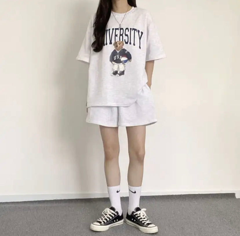 Bear Print Style Women's Suit 3 colors