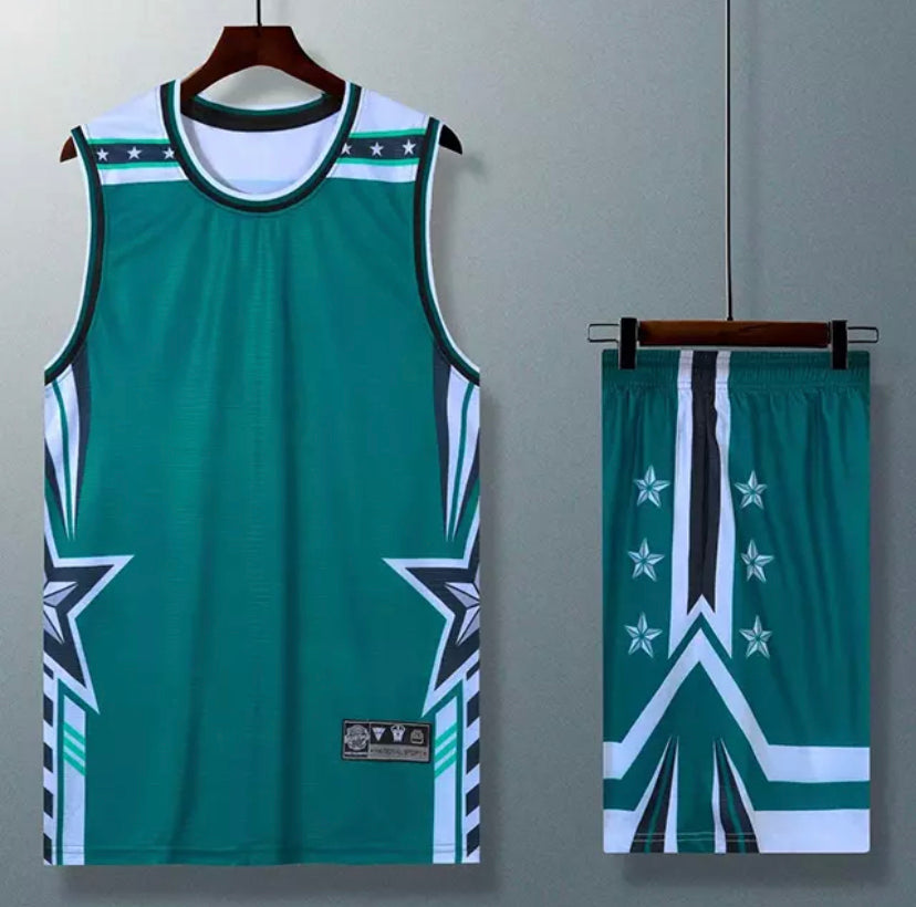 Men's Basketball Style Set 6 colors