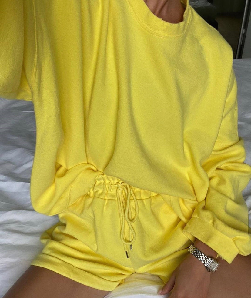 Shorts And Loose Sweatshirt Women's Set 5 colors