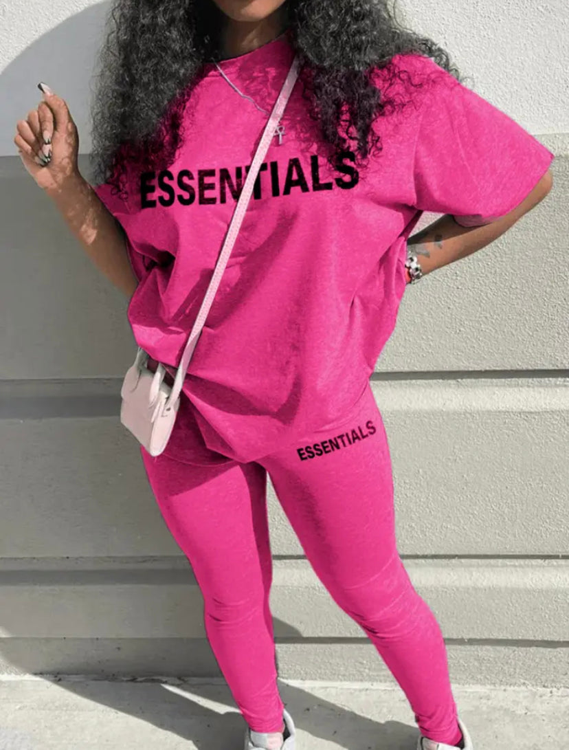 Leggings And T-Shirt Women's Set 6 colors