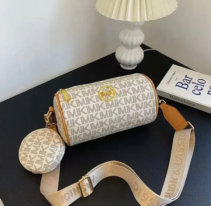 Barrel Round Women's Bag Brown and White