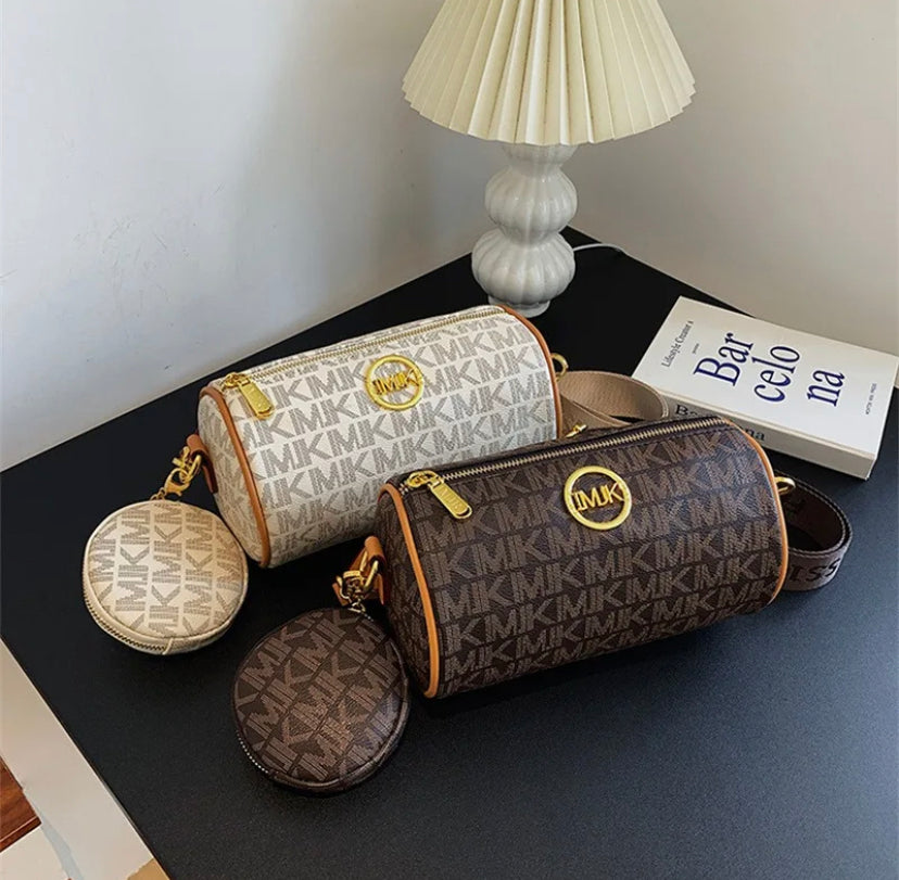 Barrel Round Women's Bag Brown and White