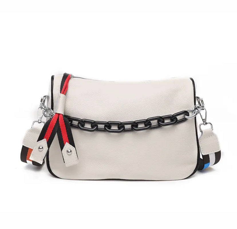 Casual Women's Bag White and Black