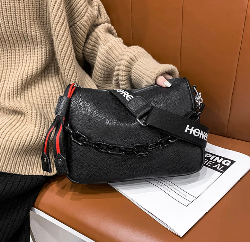 Casual Women's Bag White and Black