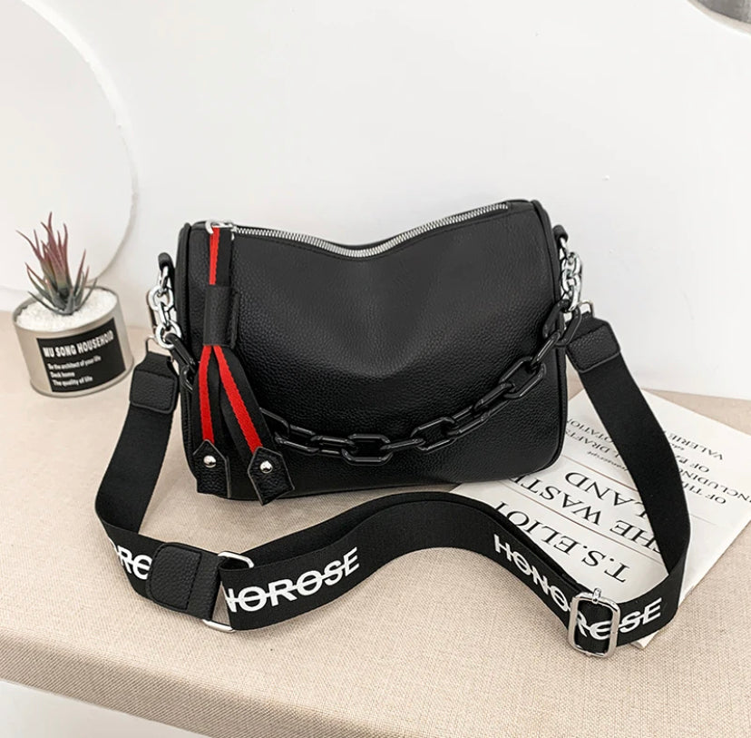 Casual Women's Bag White and Black