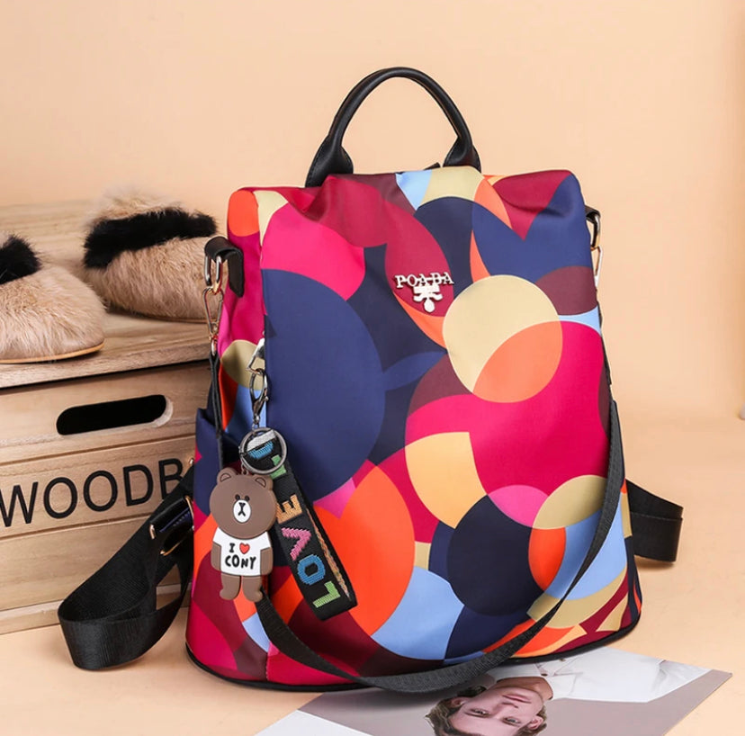 Rainbow Women's Backpack 8 colors