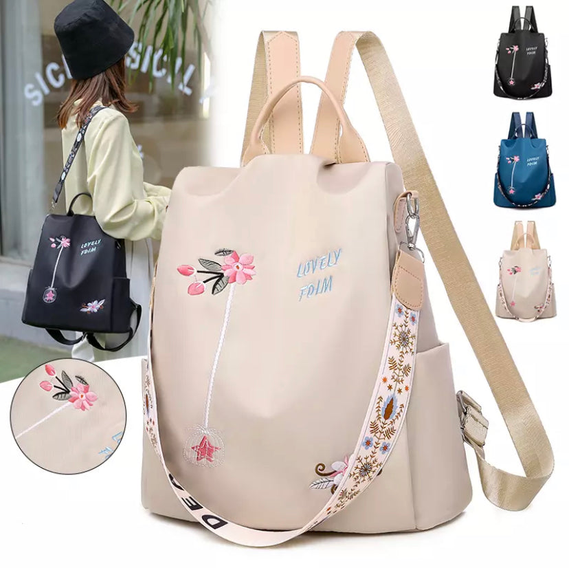 Floral Print Women's Backpack 7 colors