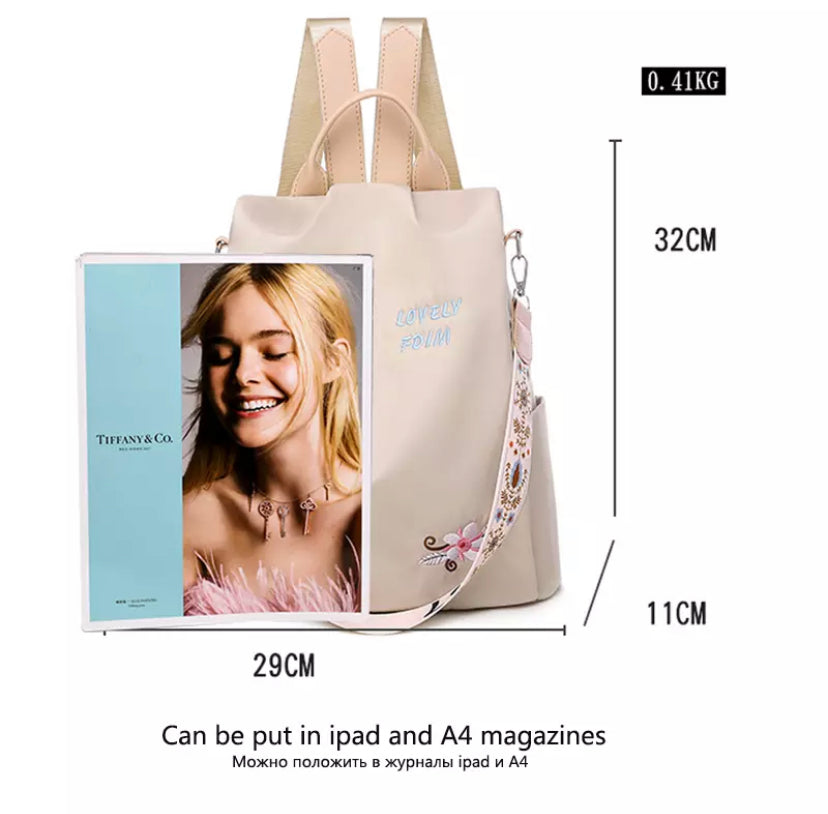 Floral Print Women's Backpack 7 colors