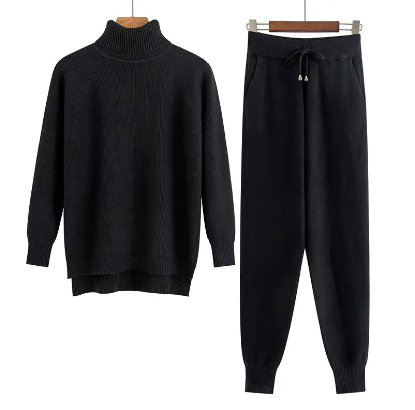 Women's Solid Set Warm Suit 4 colors
