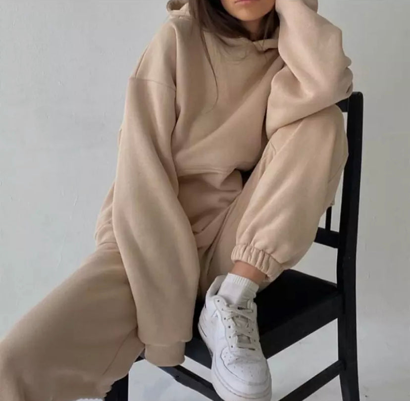 Fleece Casual Tracksuits Women's 15 colors