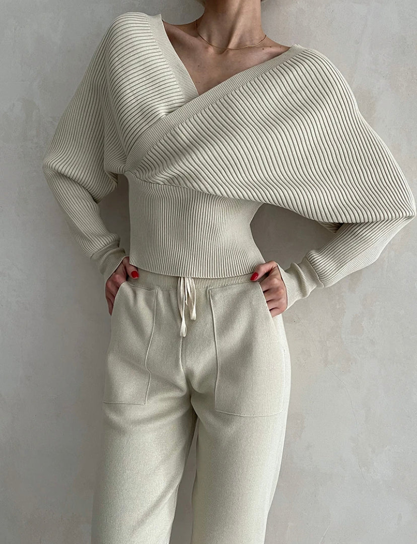 Off the shoulder khit Women's Suit 5 colors