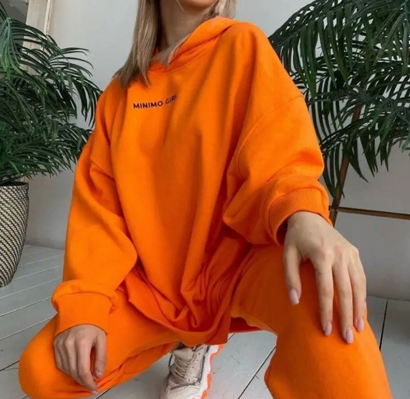 Casual Style Big Hoodies Women’s Suit 5 colors