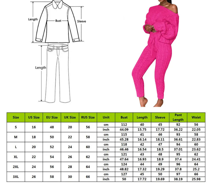 Knitted Women's Beautiful Suit 12 colors
