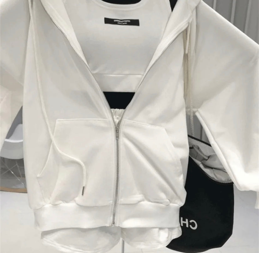 Top Shorts Jacket Women's Set 4 colors