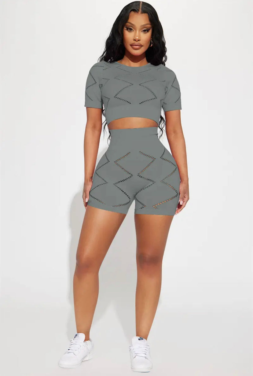Trendy Women's Set T-shirt Shorts 5 colors