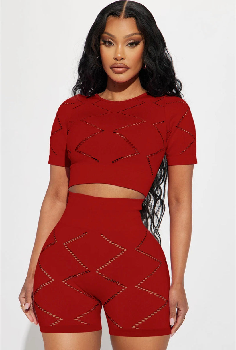 Trendy Women's Set T-shirt Shorts 5 colors