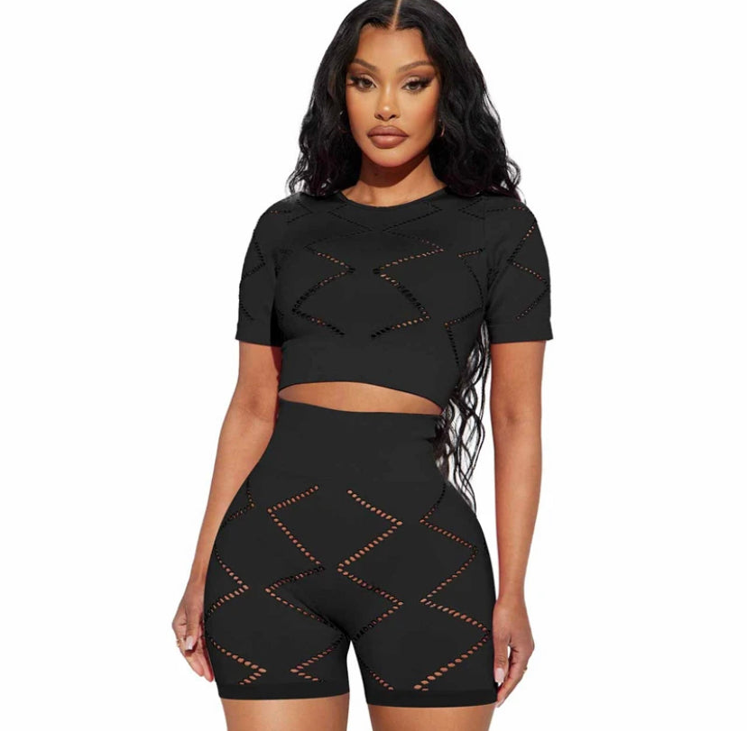 Trendy Women's Set T-shirt Shorts 5 colors