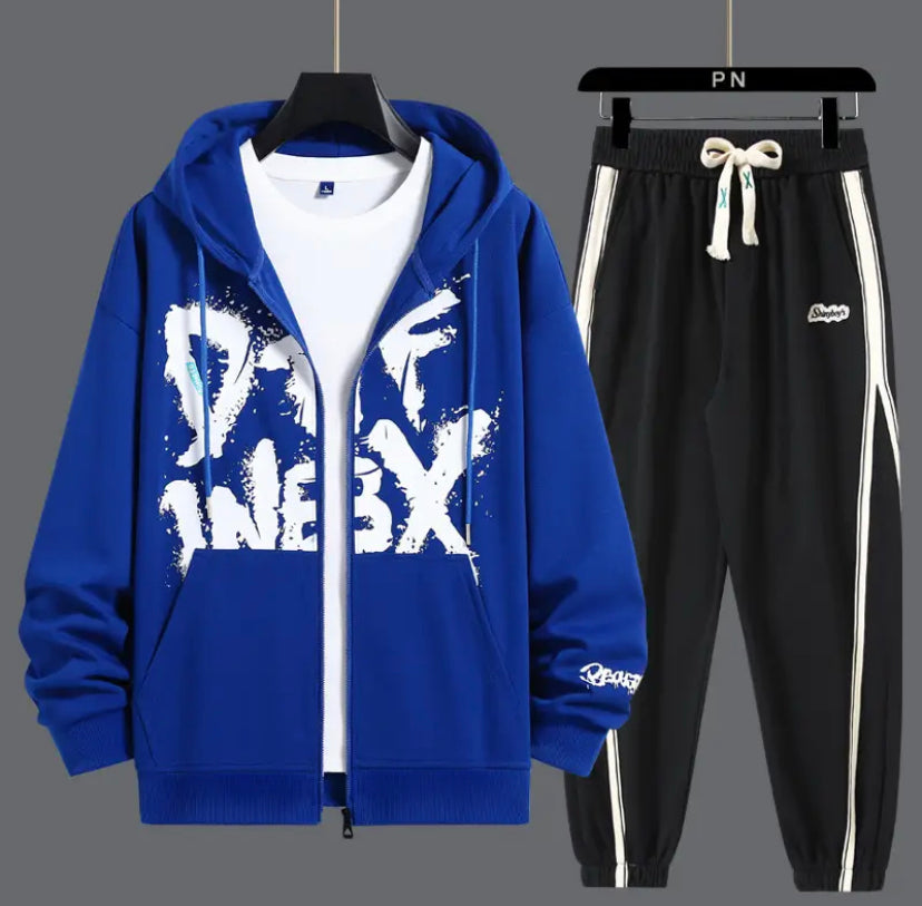 Men’s Letter print Casual Suit 3 colors