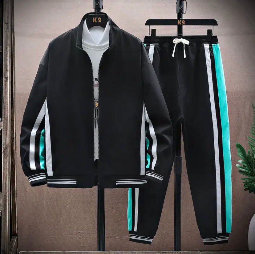 Men’s Sport Suit Black and White